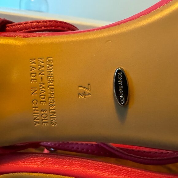 Tony Bianco Sandal Acid Pink Heel 7.5 - Picture 4 of 7